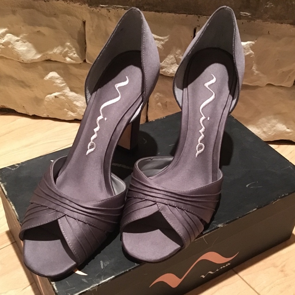 Nina Grey Olwen Heels {New w/ box}